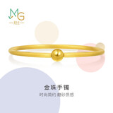 周生生新年礼物足金圆棍(磨砂)黄金手镯女素圈90343K计价06圈11.7克