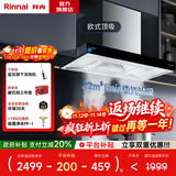 林内（Rinnai）【国家补贴立减20%】吸油烟机排烟机 小尺寸抽油烟机  延迟关机直吸22立方米 RH-NR12EA 一级能效 单烟机【小户型黑色T型机】