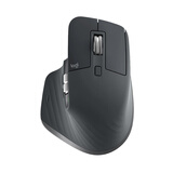 罗技（Logitech）大师系列 MX Master 3S 菁英版 无线蓝牙鼠标  办公静音鼠标 人体工学 石墨黑 无线接收器需另购买
