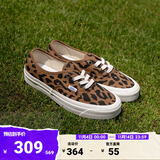 VANS范斯官方 Authentic 44 DX豹纹安纳海姆某书热门帆布鞋低帮 豹纹 35