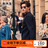 布先生热胆小高领厚款长袖打底白色T恤男春秋纯色打底衫上衣KT01878 【小高领】钢琴黑 L /175