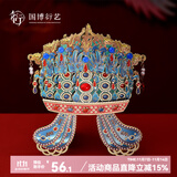 中国国家博物馆孝端皇后凤冠木质冰箱贴博物馆文创创意装饰品送朋友特色礼物 孝端皇后凤冠木质冰箱贴