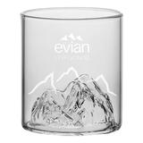 依云（evian）（赠品）法国原装进口限量版饮用水 高端整箱矿泉水 会议商务用水 依云玻璃杯【赠品】