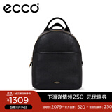 爱步（ECCO） 双肩包女 轻奢牛皮背包 小号双肩包9107807 HL 黑色910780790000 均码