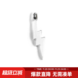 马登福叔美式复古925纯银项链牛皮绳挂脖男女同款可选银饰吊坠ins配件首饰 大闪电