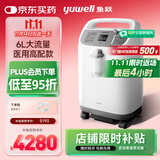 鱼跃(yuwell)6L升新国标医用制氧机制氧带雾化中重度缺氧助呼吸8F-6W