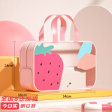 佑游游泳包干湿分离防水洗漱包沙滩便携运动洗澡收纳包91317 粉色大号