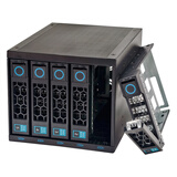 恒煜（HENG YU） 恒煜热插拔硬盘模组 电脑机箱光驱位3光驱位转换硬盘笼子带背板存储扩展硬盘笼硬盘扩展坞SATASAS HY-5盘位热插拔硬盘模组