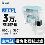 YEE鱼缸过滤器小型循环水泵外置瀑布净水壁挂滴流盒过滤增氧一体8w