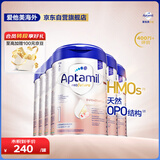 爱他美（Aptamil）德国白金版HMO 婴儿配方奶粉1段 (0-6月) 800g 6罐箱装 德爱白金