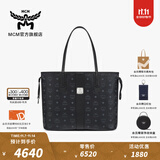 MCM【双11限时补贴】 官旗LIZ中号双面托特包子母包单肩手提女包 黑色 中号