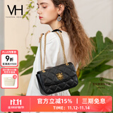 VANESSA HOGAN VH女包茵然软包系列复古太阳神斜挎包菱格链条腋下包小众单肩包