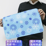 家得安冰敷颈椎枕大号水枕头注水冰晶枕学生夏凉枕头降温枕头 浅蓝雪花 60/35cm1年内漏水换新