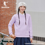 乔丹卫衣女秋季莱赛尔Lyocell外套运动休闲套头衫宽松圆领长袖上衣