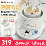 小熊（Bear） 燕窝炖盅 炖燕窝专用锅隔水炖电炖锅陶瓷家用燕窝机迷你0.6升小煲汤养生锅 0.6L 燕窝陶瓷【DDZ-B06R1】