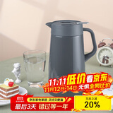 虎牌（TIGER）保温壶 304不锈钢时尚保温壶PWO-A16C-HD 深灰色 1.6L