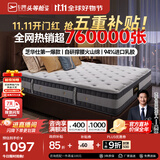 芝华仕5星床垫独立袋装弹簧静音家用乳胶席梦思软硬护脊厚垫明星垫D026 经典版-老款23cm厚-1.8*2M 优先发货（详询客服）