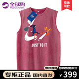 off Seeing Things潮牌夏季新款运动背心男外穿美式宽松透气健身跑步无袖坎肩球衣男 粉色 L