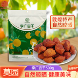 莫园甘肃敦煌特产李广杏干500g袋装自然晒干杏子干果零食小吃泡水