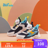 361°童鞋 儿童跑鞋四季男女童3-14岁助推科技旋钮跑鞋 蓝32