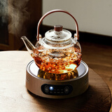 泥也煮茶壶电陶炉套装烧水壶加热保温电炉子家用小型煮茶器待客泡茶具
