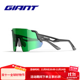 捷安特（GIANT）GDAC2 VERTEX无框全色高对比片骑行眼镜男女户外运动自行车眼镜 消光黑/灰