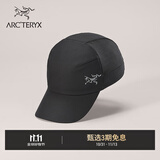 ARC'TERYX始祖鸟 CALVUS CAP 轻量 男女同款 弯檐帽 BLACK/黑色 S-M