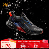 361°运动鞋男秋冬季雨屏防泼水通勤休闲减震慢跑步鞋子男672032222-4