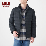 无印良品 MUJI 男式 轻量羽绒便携式 夹克 外套 19AD431 深海军蓝 XL