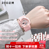 正港（ZGO）学生手表初中生专用电子手表青少年高颜值ins女孩防水儿童手表851