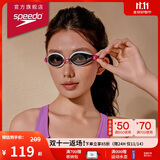 速比涛（Speedo）Edge日本进口精工游泳镜高清防水防雾泳镜游泳装备 白/粉/紫