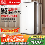 亚都（YADU）空气净化器 办公室家用净化器 除甲醛细菌雾霾过敏源流感 KJ600G-S5Pro