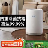 bures百而思无雾加湿器家用卧室空气净化一体机鼻炎母婴幼儿孕妇大容量客厅面积专用静音除菌办公室落地 【青春版】极简设计风 400mL/h