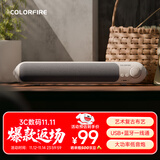 Colorfire七彩虹桌面蓝牙5.3电脑音箱USB适用台式机笔记本音响双喇叭低音炮电竞游戏网课送礼 CL500白色