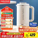 摩飞电器（Morphyrichards）豆浆机破壁机 家用2-3人全自动清洗免过滤低音降噪 多功能菜单可预约600ml搅拌机榨汁机MR8200白