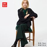 优衣库女装双面呢休闲短大衣478581 69 藏青色 XS /150/76A