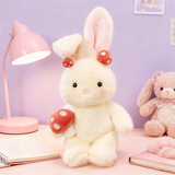 威尔通（WELTSTON）毛绒玩具布娃娃抱枕安抚玩偶儿童生日礼物女生 小白兔子公仔63cm