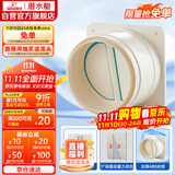 潜水艇（Submarine）E160 厨房烟道全密封防味阀 公共烟道止逆阀止回阀 烟道阀