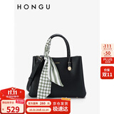 红谷女包单肩包女手提包包牛皮斜挎包丝巾搭配戴妃包 生日礼物送女友