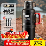 PAKCHOICE保温壶杯大容量保温保冷水壶316不锈钢户外便携旅行车载暖水壶