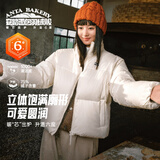 安踏【关晓彤同款】面包羽绒服丨泡芙羽绒女冬季防泼水高蓬保暖外套