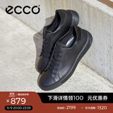 爱步（ECCO）板鞋男鞋 黑色平底休板鞋男士休闲鞋防水鞋子 街头趣闯504574 黑色50457401001 40
