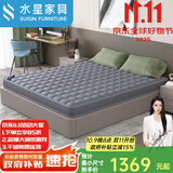 水星 床垫 3E椰棕床垫天然乳胶垫榻榻米 防螨软硬两用床垫 尺寸可定制 Mickey15cm=2CM乳胶+棕+竹炭面料 180*200CM