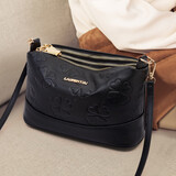 老人头头层牛皮女士包包女包大容量单肩包斜挎包妈妈包轻奢女友生日礼物