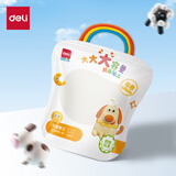 得力300克大容量超轻粘土抗菌独立包装黏土手工美术课DIY玩具大包装彩泥橡皮泥 白色新年礼物