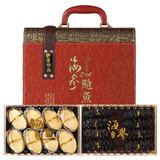 京参冠海参鲍鱼礼盒 淡干大连海鲜辽刺参黄金鲍 年货送礼礼品 源头直发