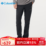 Columbia哥伦比亚男裤25秋冬拒水冲锋裤抗污防风保暖长裤 AE1200 010 M