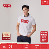 Levi's李维斯情侣美式宽松印花时尚简约舒适潮流纯棉圆领短袖T恤 白色 002A0-0000 XL