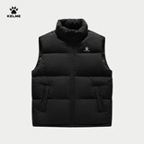 卡尔美（KELME）（KEE）马甲 男式外穿立领保暖运动背心体育生训练服冬季外套 玛 M