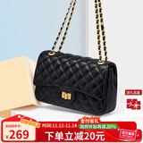 蔻一（Cnoles）包包女包高端女士单肩包链条斜挎包大容量小方包生日礼物送女友